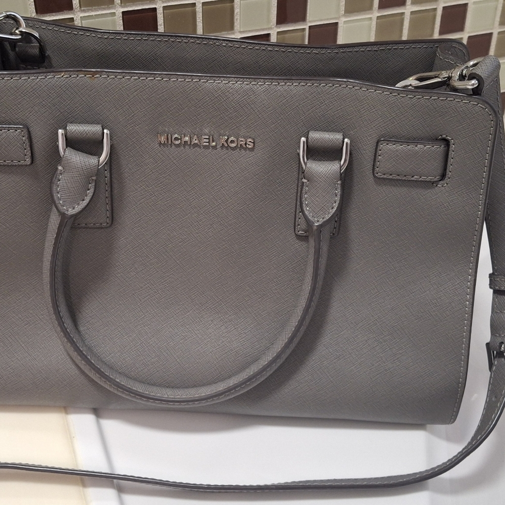 Michael Kors Charcoal Satchel